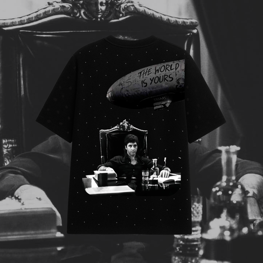 Crystal Black Tee / The World is Yours